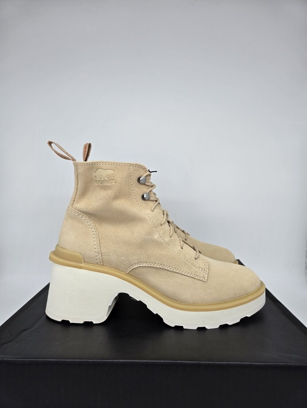 Sorel Women's Hi-Line Waterproof Lace-Up Boot Shoes Size 8.5 - Picture 3 of 8